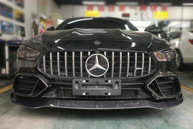 2019-2024 Mercedes Benz AMG GT63 S 4Door Coupe X290 BRS Style Carbon Fiber Front Bumper Vents - 0