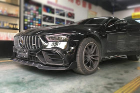 2019-2024 Mercedes Benz AMG GT63 S 4Door Coupe X290 BRS Style Carbon Fiber Front Bumper Vents