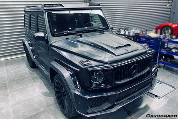2019-2023 Mercedes Benz G-Class W464 G-Wagon BR Style Hood Scoop - 0