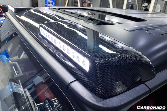 2019-2025 Mercedes Benz G-Class W464 | W465 G-Wagon BR Style Front Roof Spoiler | Fit G500,G550,G63 AMG
