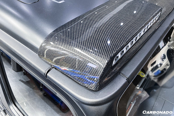 2019-2025 Mercedes Benz G-Class W464 | W465 G-Wagon BR Style Front Roof Spoiler | Fit G500,G550,G63 AMG