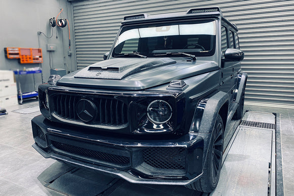 2019-2025 Mercedes Benz G-Class W464 | W465 G-Wagon BR Style Front Roof Spoiler | Fit G500,G550,G63 AMG