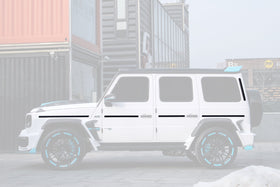 2018-2024 Mercedes Benz G550 & G63 AMG W464 G-Wagon BR-G900 Style Dry Carbon Body Line Trims