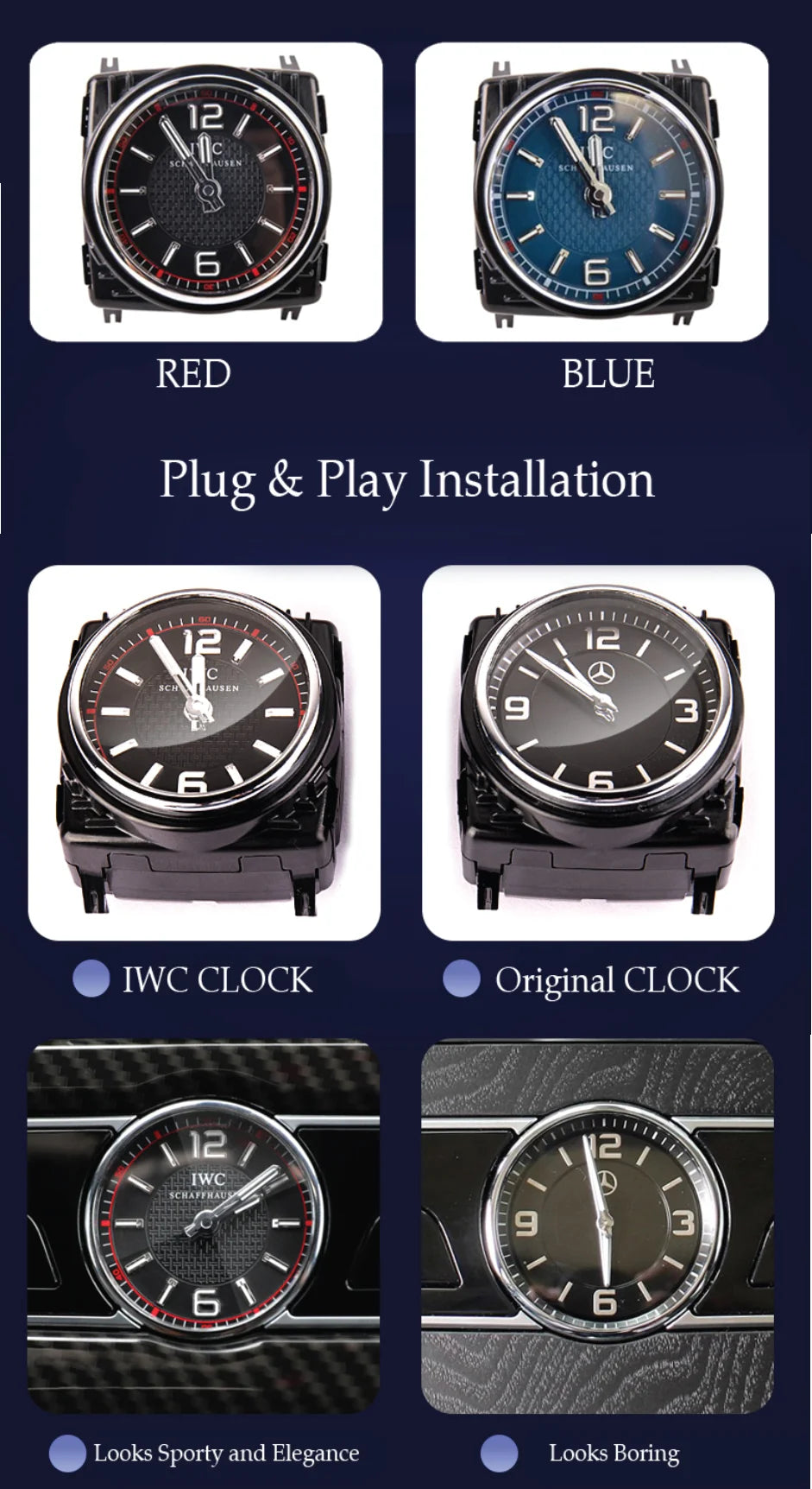 IWC AMG Watch Clock
