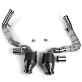 Fabspeed Mercedes-Benz AMG E-63s / GT63 Sport Cat Downpipes (2015-2021) - 0
