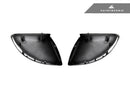 AutoTecknic Replacement Version II Dry Carbon Mirror Covers - Mercedes-Benz H247 GLA-Class-2
