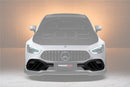 DarwinPRO 2019-2024 Mercedes Benz AMG GT50 GT53 GT43 4Door Coupe X290 IMP Performance Carbon Fiber Front Bumper Vent Trims-2