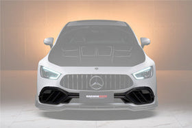 DarwinPRO 2019-2024 Mercedes Benz AMG GT50 GT53 GT43 4Door Coupe X290 IMP Performance Carbon Fiber Front Bumper Vent Trims - 0