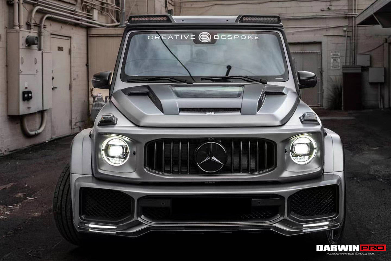 2019-2023 Mercedes Benz W464 G-Class G Wagon G500 & G550 & G63AMG IMP Performance Partial Carbon Fiber Hood