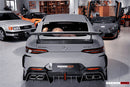 DarwinPRO 2019-2024 Mercedes Benz AMG GT50 GT53 GT43 GT63 GT63S 4Door Coupe X290 IMP Ver.2 Design Part Carbon Fiber Rear Bumper-12