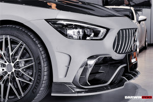 DarwinPRO 2019-2024 Mercedes Benz AMG GT50 GT53 GT43 GT63 GT63S 4Door Coupe X290 IMP Performance Ver.2 Part Carbon Fiber Front Bumper