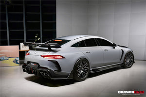 DarwinPRO 2019-2024 Mercedes Benz AMG GT50 GT53 GT43 GT63 GT63S 4Door Coupe X290 IMP Ver.2 Design Part Carbon Fiber Rear Bumper
