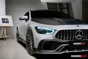 DarwinPRO 2019-2024 Mercedes Benz AMG GT50 GT53 GT43 GT63 GT63S 4Door Coupe X290 IMP Performance Ver.2 Part Carbon Fiber Front Bumper