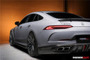DarwinPRO 2019-2024 Mercedes Benz AMG GT50 GT53 GT43 4Door Coupe X290 IMP Performance Rear Diffuser With Reflector Panels & Exhaust tips-8