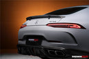 DarwinPRO 2019-2024 Mercedes Benz AMG GT50 GT53 GT43 4Door Coupe X290 IMP Performance Rear Diffuser With Reflector Panels & Exhaust tips-10