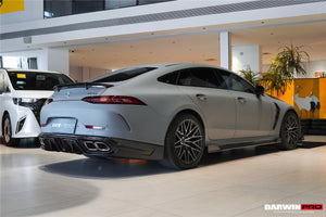 DarwinPRO 2019-2024 Mercedes Benz AMG GT50 GT53 GT43 4Door Coupe X290 IMP Performance Rear Diffuser With Reflector Panels & Exhaust tips