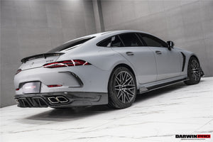 DarwinPRO 2019-2024 Mercedes Benz AMG GT50 GT53 GT43 4Door Coupe X290 IMP Performance Rear Diffuser With Exhaust tips