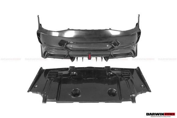 DarwinPRO 2019-2024 Mercedes Benz AMG GT50 GT53 GT43 GT63 GT63S 4Door Coupe X290 IMP Ver.2 Design Part Carbon Fiber Rear Bumper