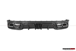 DarwinPRO 2019-2024 Mercedes Benz AMG GT50 GT53 GT43 4Door Coupe X290 IMP Performance Rear Diffuser With Exhaust tips