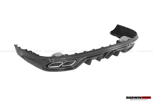 DarwinPRO 2019-2024 Mercedes Benz AMG GT50 GT53 GT43 4Door Coupe X290 IMP Performance Rear Diffuser With Exhaust tips