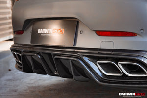 DarwinPRO 2019-2024 Mercedes Benz AMG GT50 GT53 GT43 4Door Coupe X290 IMP Performance Rear Diffuser With Exhaust tips