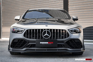 DarwinPRO 2019-2024 Mercedes Benz AMG GT50 GT53 GT43 4Door Coupe X290 IMP Performance Carbon Fiber Front Bumper Vent Trims