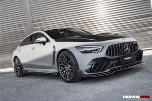 DarwinPRO 2019-2024 Mercedes Benz AMG GT50 GT53 GT43 4Door Coupe X290 IMP Performance Carbon Fiber Front Bumper Vent Trims