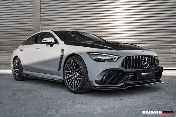 DarwinPRO 2019-2024 Mercedes Benz AMG GT50 GT53 GT43 4Door Coupe X290 IMP Performance Carbon Fiber Front Bumper Lip Splitter