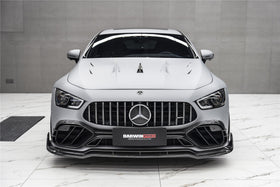 DarwinPRO 2019-2024 Mercedes Benz AMG GT50 GT53 GT43 4Door Coupe X290 IMP Performance Carbon Fiber Front Bumper Lip Splitter