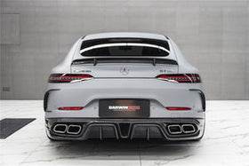 DarwinPRO 2019-2024 Mercedes Benz AMG GT50 GT53 GT43 4Door Coupe X290 IMP Performance Rear Diffuser With Exhaust tips - 0