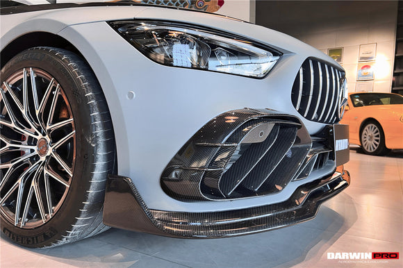 DarwinPRO 2019-2024 Mercedes Benz AMG GT50 GT53 GT43 4Door Coupe X290 IMP Performance Carbon Fiber Front Bumper Lip Splitter