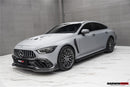DarwinPRO 2019-2024 Mercedes Benz AMG GT50 GT53 GT43 4Door Coupe X290 IMP Performance Carbon Fiber Front Bumper Lip Splitter-3