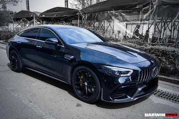 DarwinPRO 2019-2024 Mercedes Benz AMG GT63 S 4Door Coupe X290 Carbon Fiber Side Skirts Replacement - 0