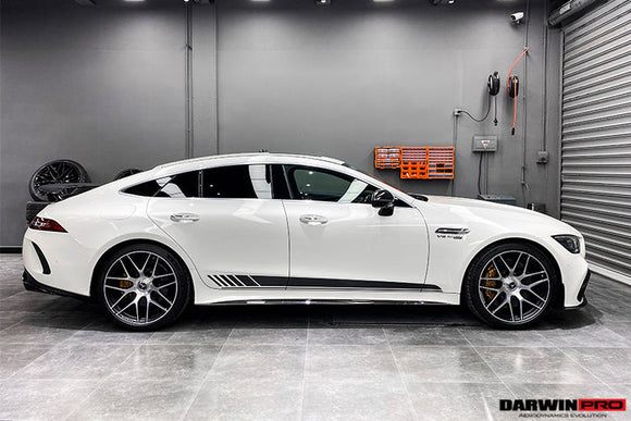 DarwinPRO 2019-2024 Mercedes Benz AMG GT63 S 4Door Coupe X290 Carbon Fiber Side Skirts Replacement