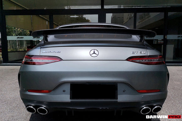 DarwinPRO 2019-2024 Mercedes Benz AMG GT 4Door Coupe X290 Carbon Fiber Trunk Spoiler Wing | Fit GT63, GT63S, GT53, GT50