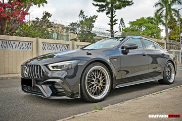 2019-2024 Mercedes Benz AMG GT63 S 4Door Coupe X290 Carbon Fiber Front Lip - 0