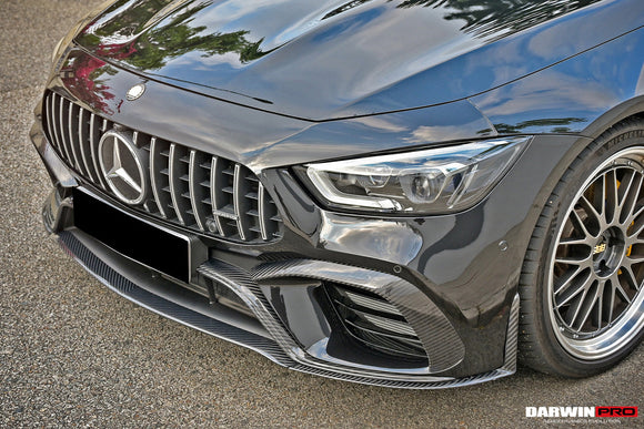 2019+ Mercedes Benz AMG GT63 S 4Door Coupe X290 Carbon Fiber Middle Front Lip