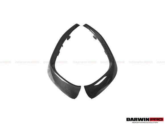 2019-2024 Mercedes Benz AMG GT63 S 4Door Coupe X290 Carbon Fiber Front Bumper Vents Canards