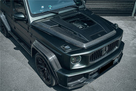 2019-2025 Mercedes Benz W464 | W465 G Wagon IMP Performance Partial Carbon Fiber Hood | Fits G500, G550, G63 AMG
