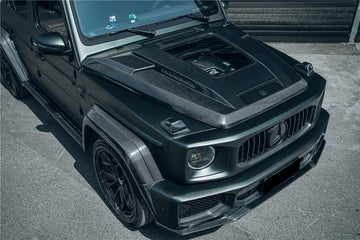 2019-2025 Mercedes Benz W464 | W465 G Wagon IMP Performance Partial Carbon Fiber Hood | Fits G500, G550, G63 AMG