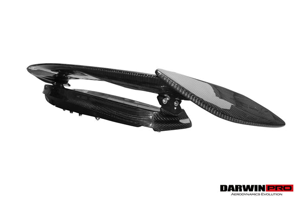 DarwinPRO Aerodynamics DarwinPRO 2010-2015 Mercedes Benz W197 SLS AMG BKSS Style Carbon Fiber Trunk Spoiler