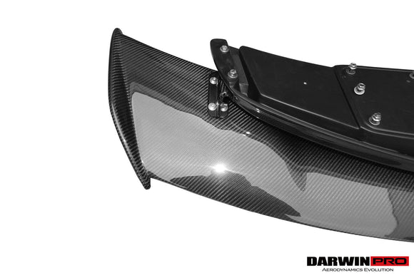 DarwinPRO Aerodynamics DarwinPRO 2010-2015 Mercedes Benz W197 SLS AMG BKSS Style Carbon Fiber Trunk Spoiler