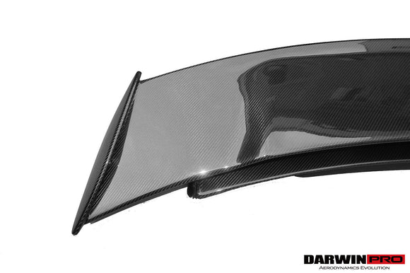 DarwinPRO Aerodynamics DarwinPRO 2010-2015 Mercedes Benz W197 SLS AMG BKSS Style Carbon Fiber Trunk Spoiler