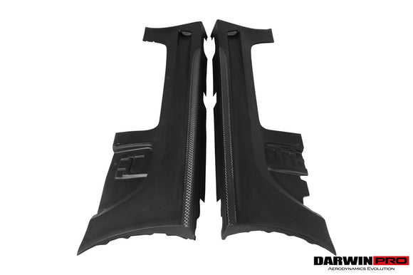 DarwinPRO Aerodynamics DarwinPRO 2010-2015 Mercedes Benz W197 SLS AMG BKSS Style Side Skirts & Fender