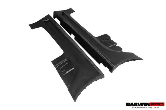 DarwinPRO Aerodynamics DarwinPRO 2010-2015 Mercedes Benz W197 SLS AMG BKSS Style Side Skirts & Fender