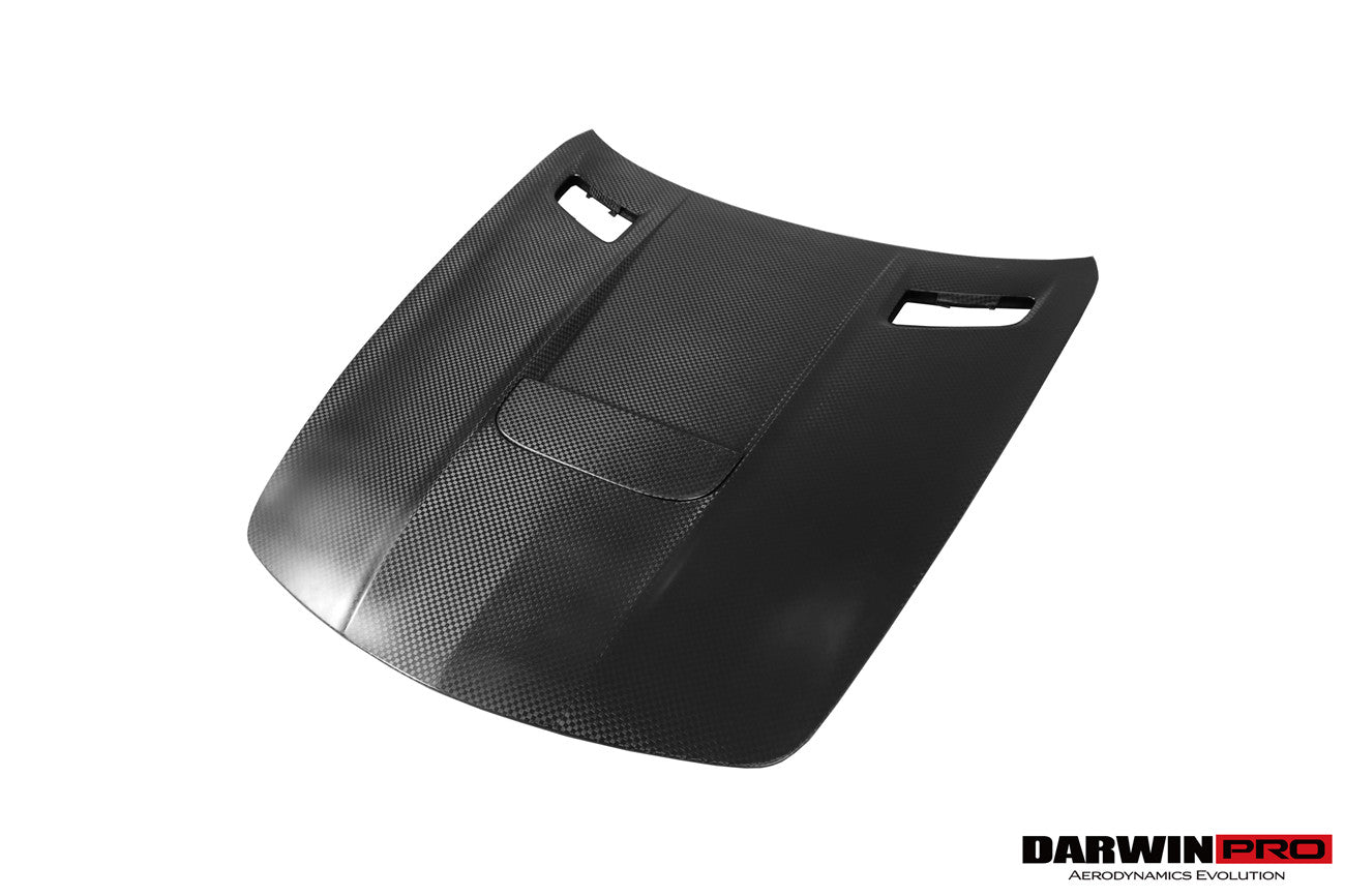 DarwinPRO Aerodynamics DarwinPRO 2010-2015 Mercedes Benz W197 SLS AMG BKSS Style Carbon Fiber Hood