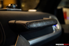2019-2023 Mercedes Benz W464 G550 G63 AMG G-Class Dry Carbon Fiber Co-pilot Handrail Replacement - 0