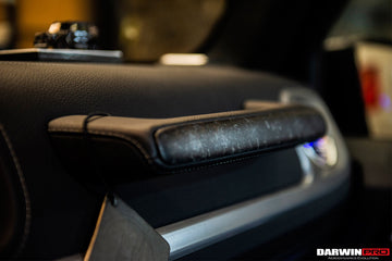 2019-2023 Mercedes Benz W464 G550 G63 AMG G-Class Dry Carbon Fiber Co-pilot Handrail Replacement - 0