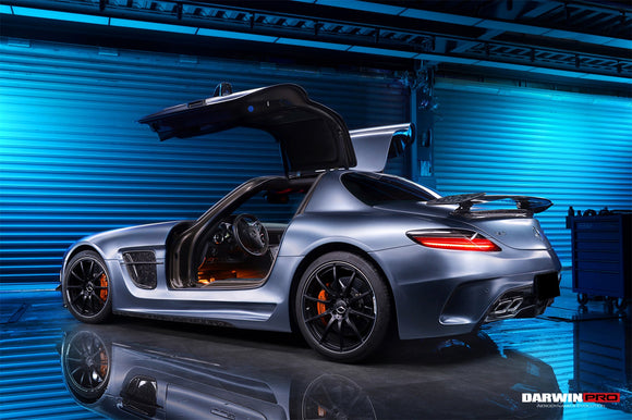 DarwinPRO Aerodynamics DarwinPRO 2010-2015 Mercedes Benz W197 SLS AMG BKSS Style Side Skirts & Fender