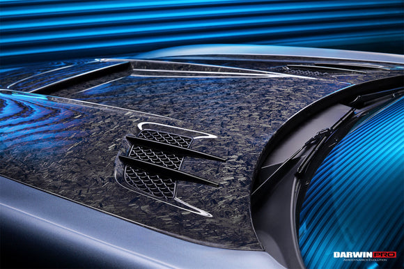 DarwinPRO Aerodynamics DarwinPRO 2010-2015 Mercedes Benz W197 SLS AMG BKSS Style Carbon Fiber Hood